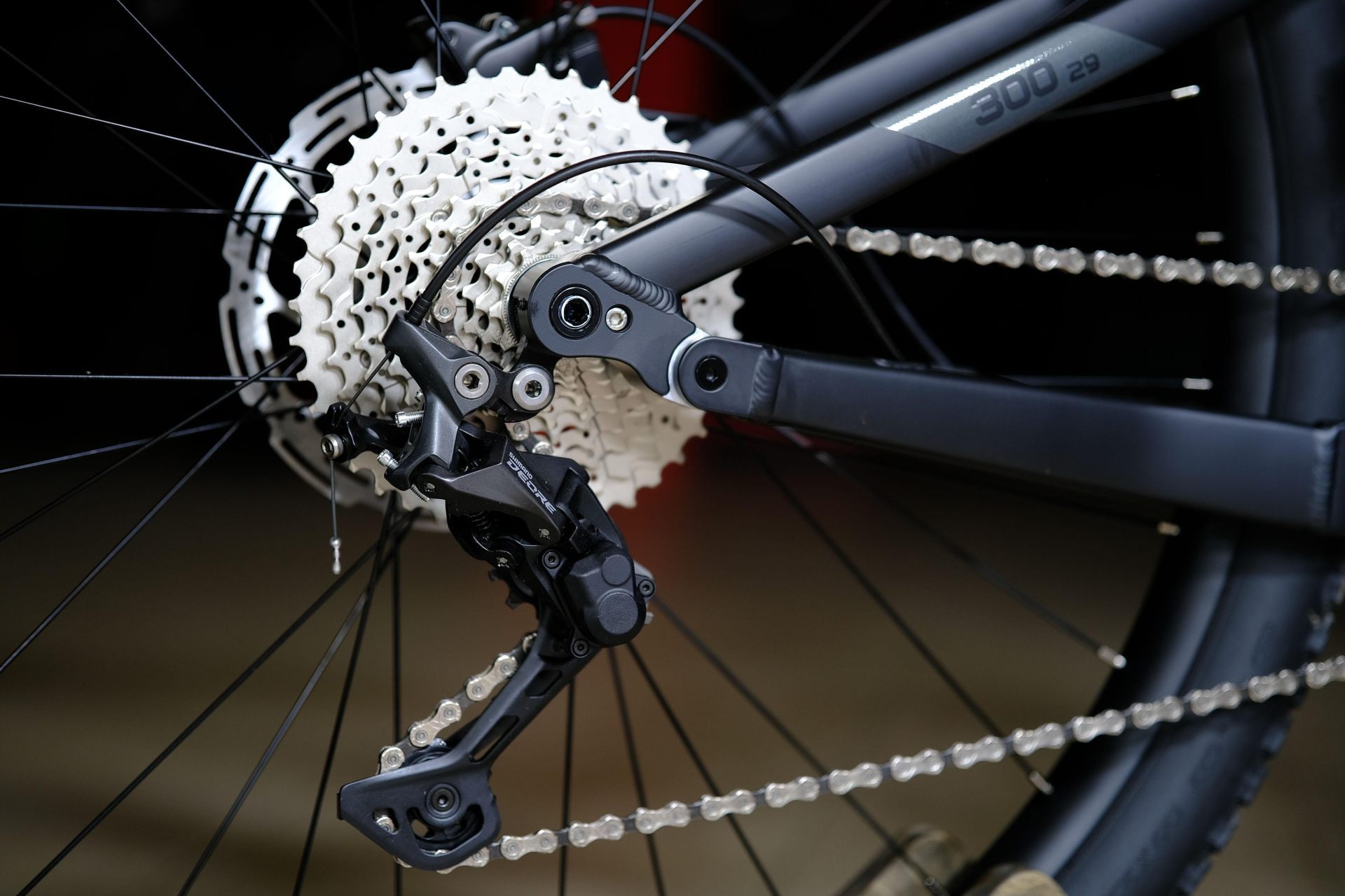 Задний переключатель  Shimano Deore M5130 HOKE FS 300- 29 матовый чёрный 19